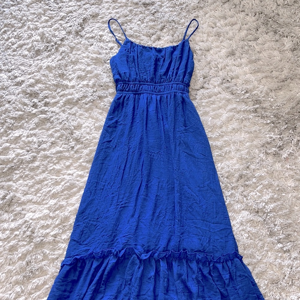 Blue maxi dress